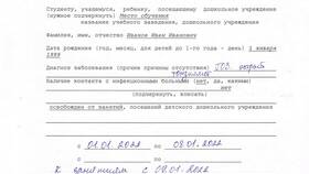 Как правильно написать справку в школу в Рени