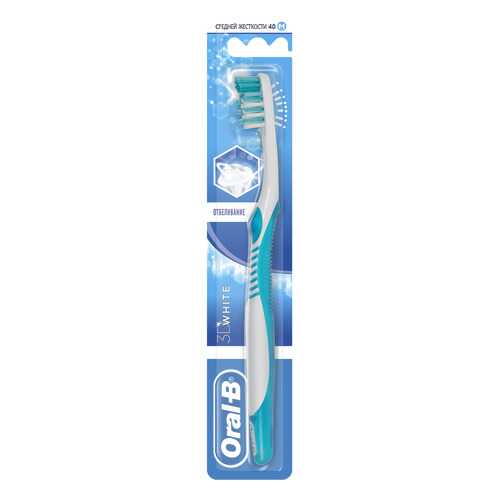 Зубная щетка Oral-B 3D White Отбеливание 40 средняя 1 шт в Рени