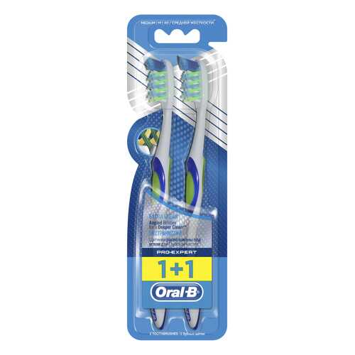 Зубная щетка Oral-B ProExpert ЭкстраЧистка 40 средняя 1шт + 1 шт бесплатно в Рени