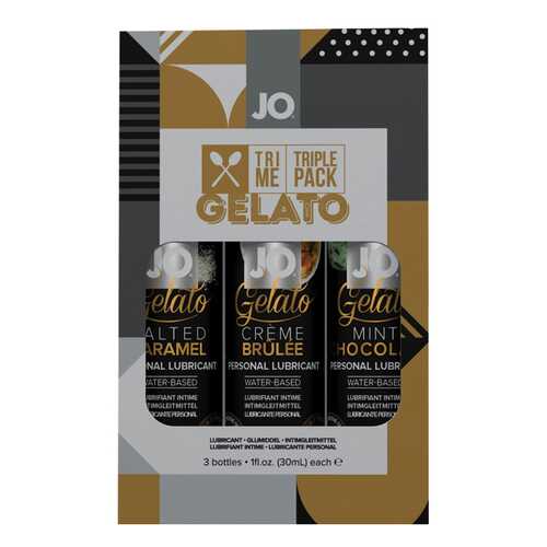 Подарочный набор System JO вкусовых лубрикантов Tri-Me Triple Pack Gelato в Рени