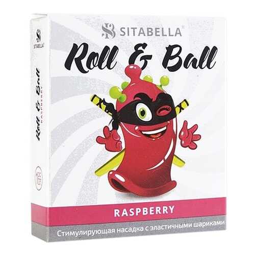 Презерватив-насадка Roll Ball Raspberry в Рени