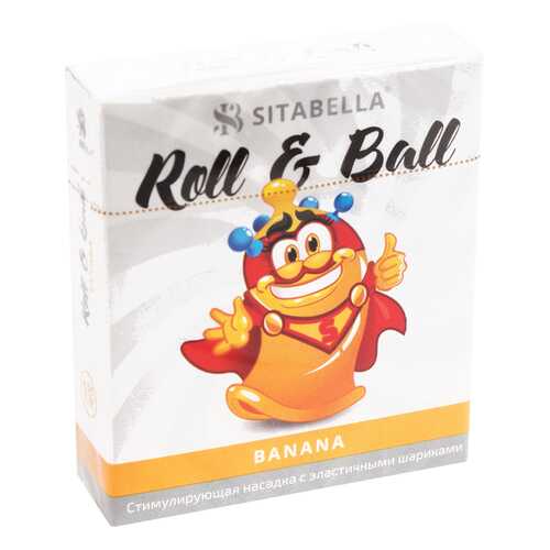 Стимулирующий презерватив-насадка Roll Ball Banana в Рени
