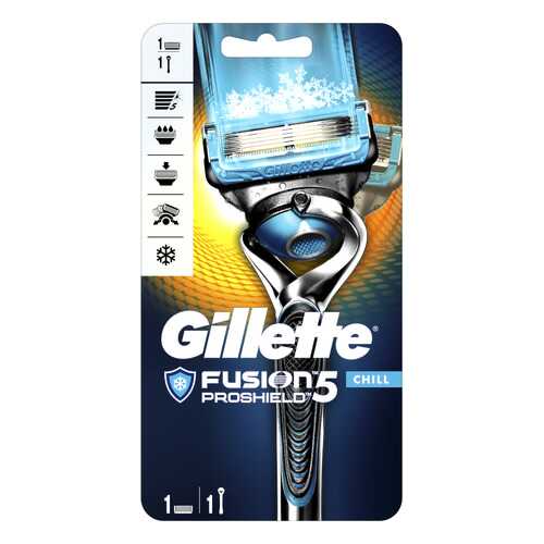 Мужская бритва Gillette Fusion5 ProShield Chill Бритва с 1 сменной кассетой в Рени