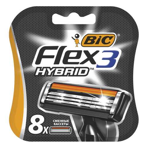 Сменные кассеты BIC Flex 3 Hybrid 8 шт в Рени