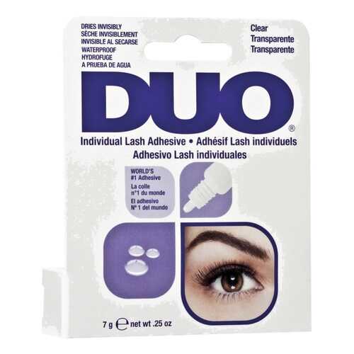 Клей для пучков Duo Individual Lash Adhesive Clear прозрачный 7г в Рени