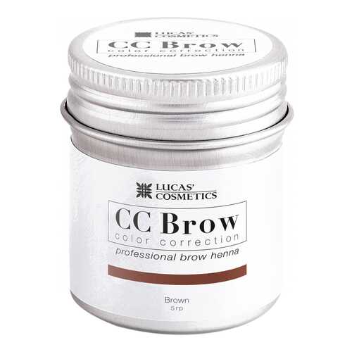 Краска для бровей LUCAS COSMETICS CC Brow Brown баночка 5 гр в Рени