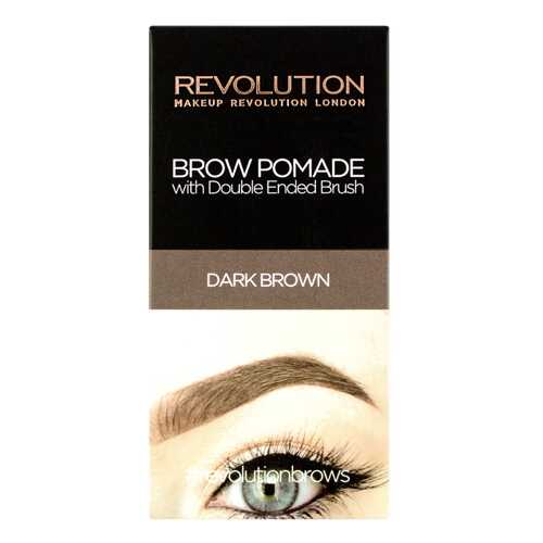 Помада для бровей Makeup Revolution Brow Pomade - Dark Brown 2,5 г в Рени