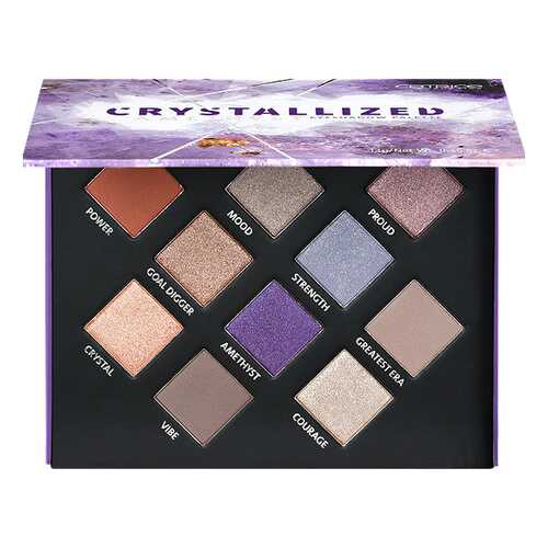 Тени для век CATRICE Crystallized Amethyst Eyeshadow Palette 010 Raise Up Your Voice в Рени
