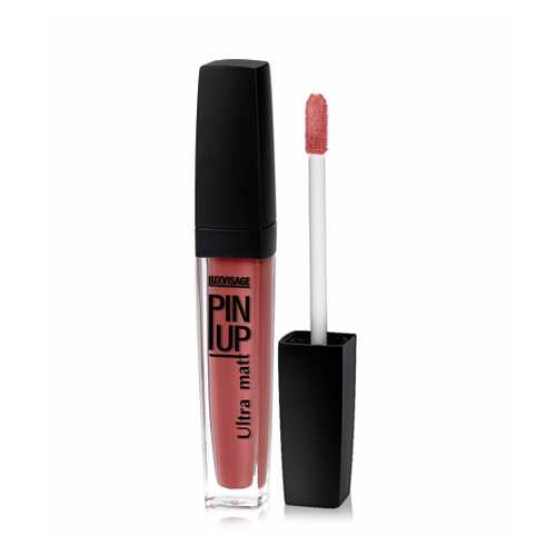 Блеск для губ ультра матовый финиш LuxVisage Pin-up Ultra Matt тон 27 Flirt Peach в Рени