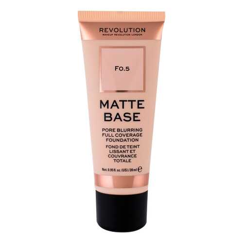 Тональный крем Makeup Revolution Matte Base Foundation F0.5 в Рени