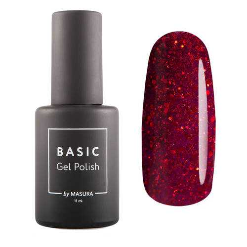 Гель-лак Masura BASIC Алая Вишня, 11 мл в Рени