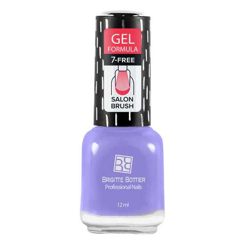 Лак с гелевым эффектом Brigitte Bottier Gel Formula тон 40 голубая сирень, 12 мл в Рени