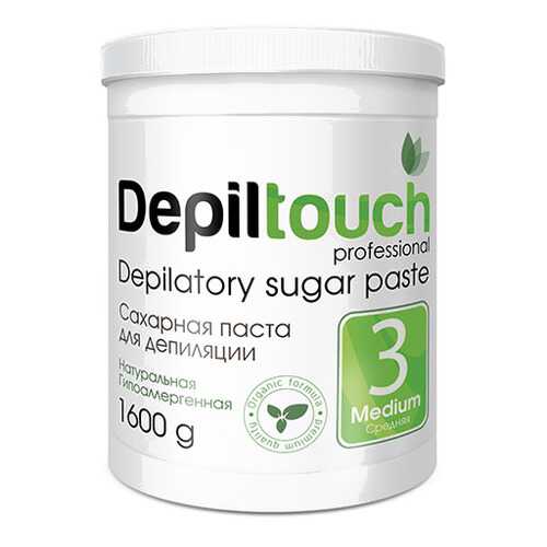 Сахарная паста для депиляции Depiltouch Depilatory Sugar Paste Medium №3 средняя, 1600 гр в Рени