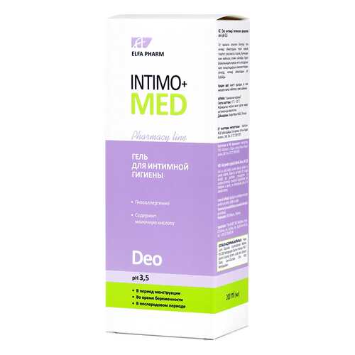 Гель для интимной гигиены Intimo+Med Deo 200 мл в Рени