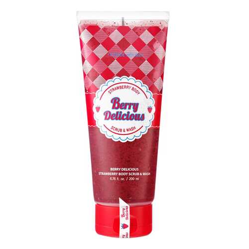 Скраб для тела Etude House Berry Delicious Strawberry Body Scrub & Wash 200 мл в Рени
