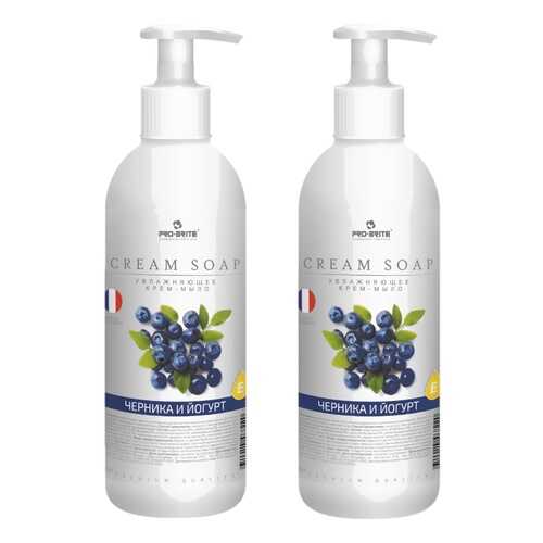 Жидкое крем-мыло Pro-Brite Cream Soap Черника и йогурт 500мл - 2 шт в Рени