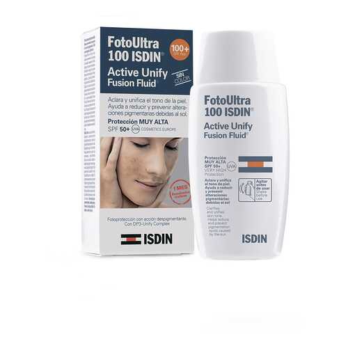 Флюид для лица Isdin Foto Ultra 100 Active Unify Fusion Fluid Sin Color SPF 50+ 50 мл в Рени