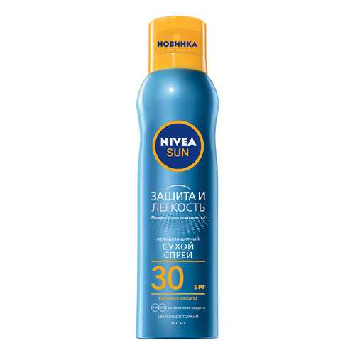 Солнцезащитный спрей Nivea Sun Защита и прохлада Освежающий SPF30, 200 мл в Рени