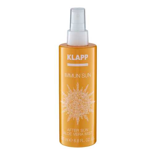 Спрей после загара Klapp Immun Sun Aloe Vera Mist 200 мл в Рени