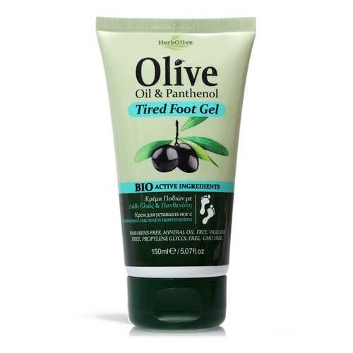 Гель для ног с пантенолом при усталости Herbolive Olive Oil&Panthenol Tired Foot Gel в Рени