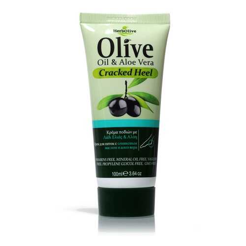 Крем от растрескиваний на пятках с алоэ вера Herbolive Olive Oil&Aloe Vera Cracked Heel в Рени