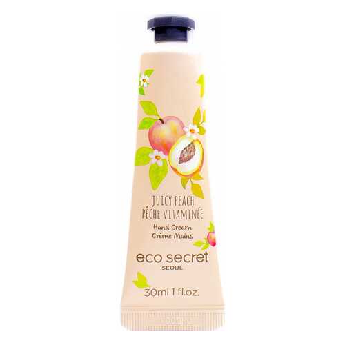 Крем для рук Eco Secret Hand Cream Juicy Peach с экстрактом персика 30 мл в Рени