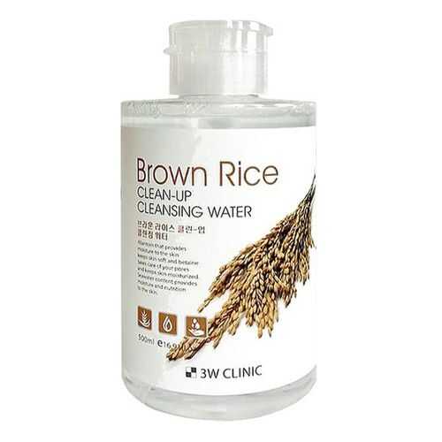 Средство для очищения 3W Clinic Brown Rice Clean-Up Cleansing Water 500 мл в Рени