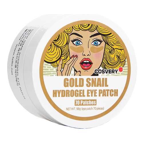 Патчи для глаз Cosvery Gold Snail Hydrogel Eye Patch в Рени