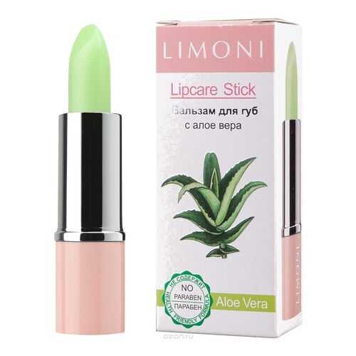 Бальзам для губ Limoni Lipcare Stick 06 Aloe Vera 4 в Рени