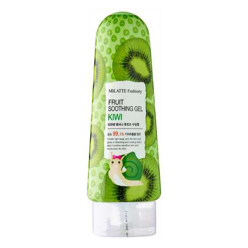 Гель для лица MILATTE Fashiony Fruit Soothing Gel Kiwi 200 мл в Рени