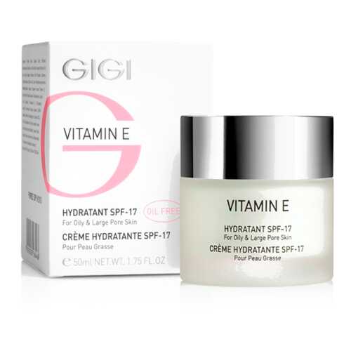 Крем для лица GIGI Vitamin E Увлажняющий для жирной кожи SPF 17 50 мл в Рени