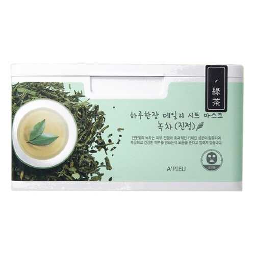 Маска для лица APieu Daily Sheet Mask Green Tea Soothing 350 г в Рени