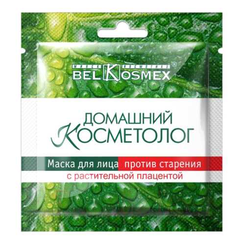Маска для лица BelKosmex Против старения с растительной плацентой в Рени