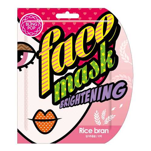 Маска для лица Bling pop Rice Bran Brightening Mask 25 мл в Рени
