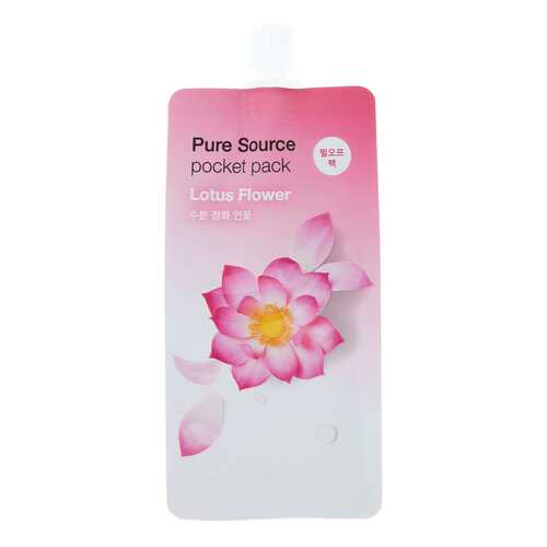 Маска для лица MISSHA Pure Source Pocket Pack - Lotus Flower 10 мл в Рени