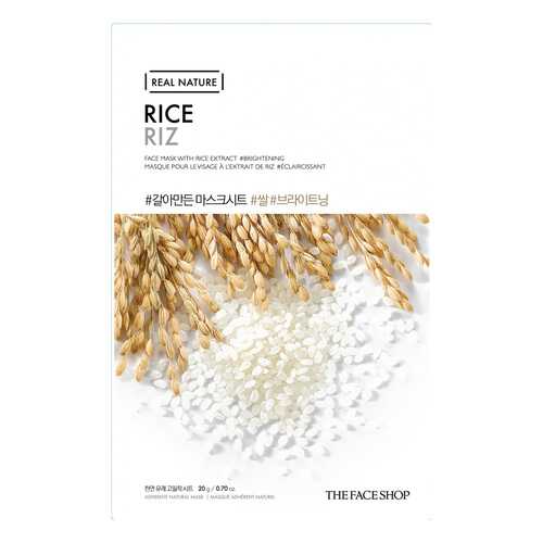Маска для лица The Face Shop Real Nature Rice Face Mask 20 г в Рени