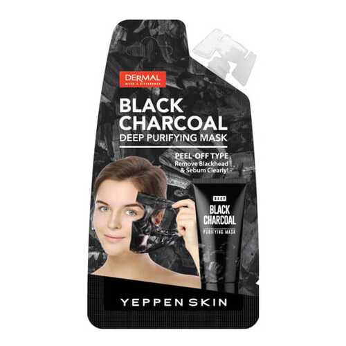 Маска для лица Yeppen Skin Black Charcoal Deep Purifying Mask 25 мл в Рени