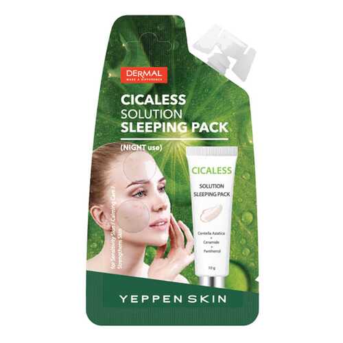 Маска для лица Yeppen Skin Cicaless Solution Sleeping Pack 25 мл в Рени