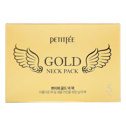 Маска для шеи Petitfee Gold Neck Pack Hydrogel Angel Wings 5x10 г в Рени