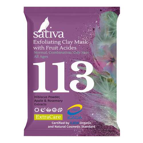 Маска-гоммаж с фруктовыми кислотами №113 Sativa 15 г в Рени