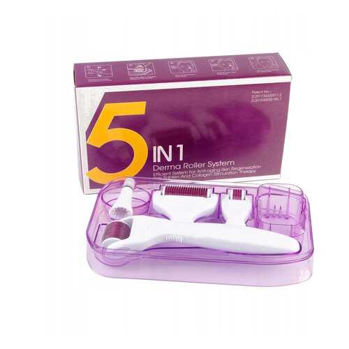 Набор DRS 5 in 1 DermaRoller System Pink с мезороллером 5 в 1 в Рени