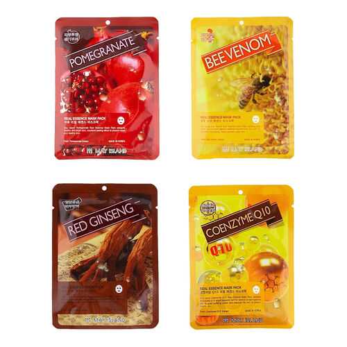 Набор тканевых масок May Island (Bee Venom, Red Ginseng, Pomergranate, Q10) 4 шт в Рени