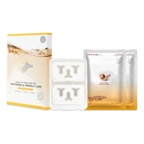 Патчи и маска для лица Snow2+ Facial Eye Zone Care for Whitening and Wrinkle care в Рени