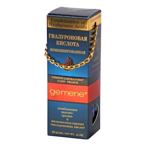 Сыворотка для лица Gemene Гиалуроновая кислота комбинированная 10 мл в Рени