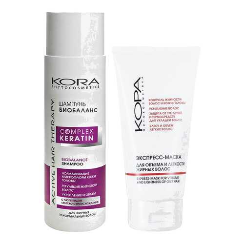 Набор средств для волос KORA Complex Keratin Биобаланс 250 мл +150 мл в Рени