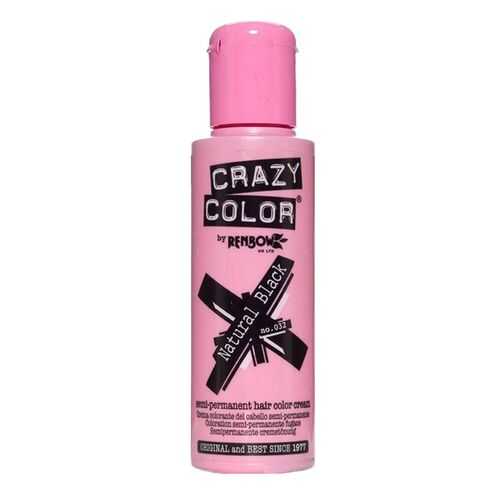 Краска для волос Crazy Color 32 Natural Black Натуральный черный 100 мл в Рени