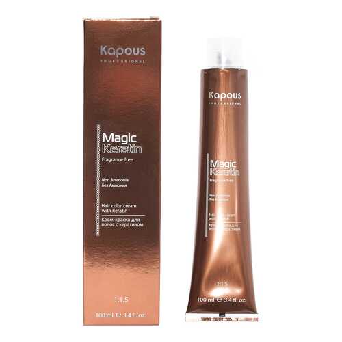 Краска для волос Kapous Professional Magic Keratin Non Ammonia 6.8 Капучино 100 мл в Рени