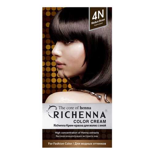 Краска для волос RICHENNA Color Cream 4N Brown в Рени