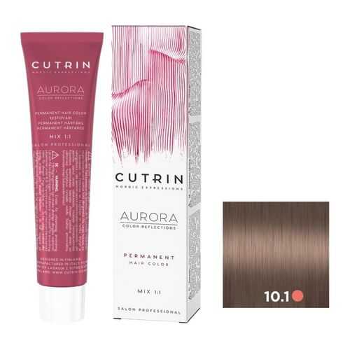 Крем-краска AURORA PERMANENT CUTRIN 10.1 пепельный блондин 60 мл в Рени