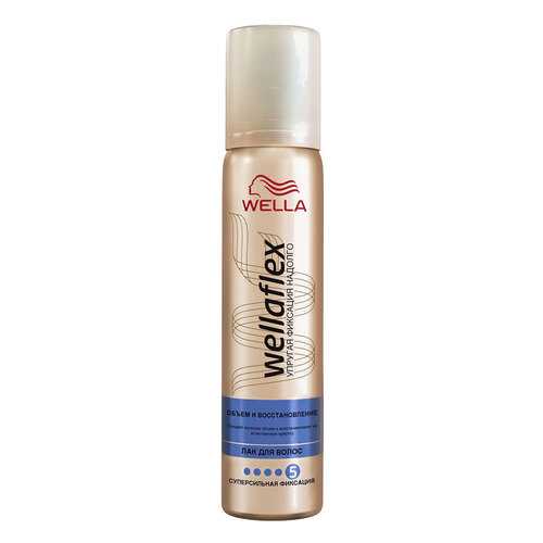 Лак для волос Wella Wellaflex Объем и восстановление 75 мл в Рени